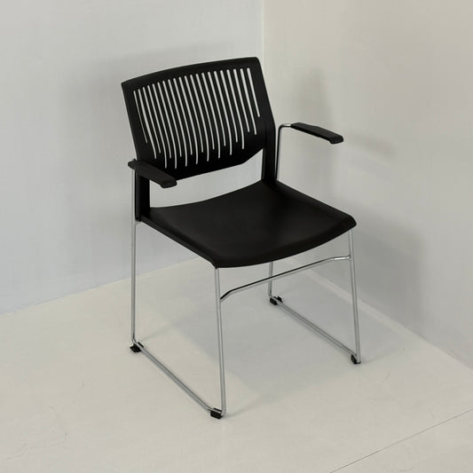 Vergader bijzetstoelen stapelbaar