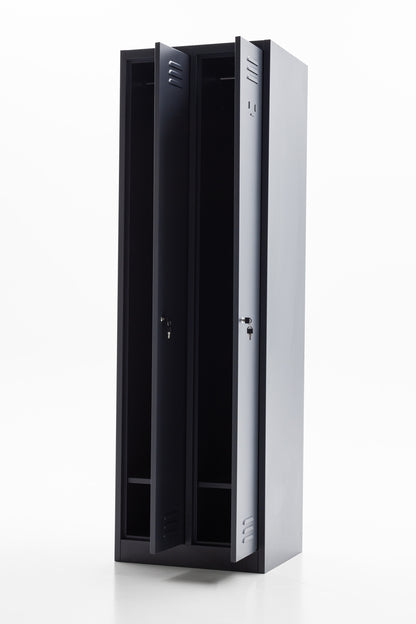 LockNLoad 2-Deurs Lockerkast 60x50x195cm Antracietgrijs