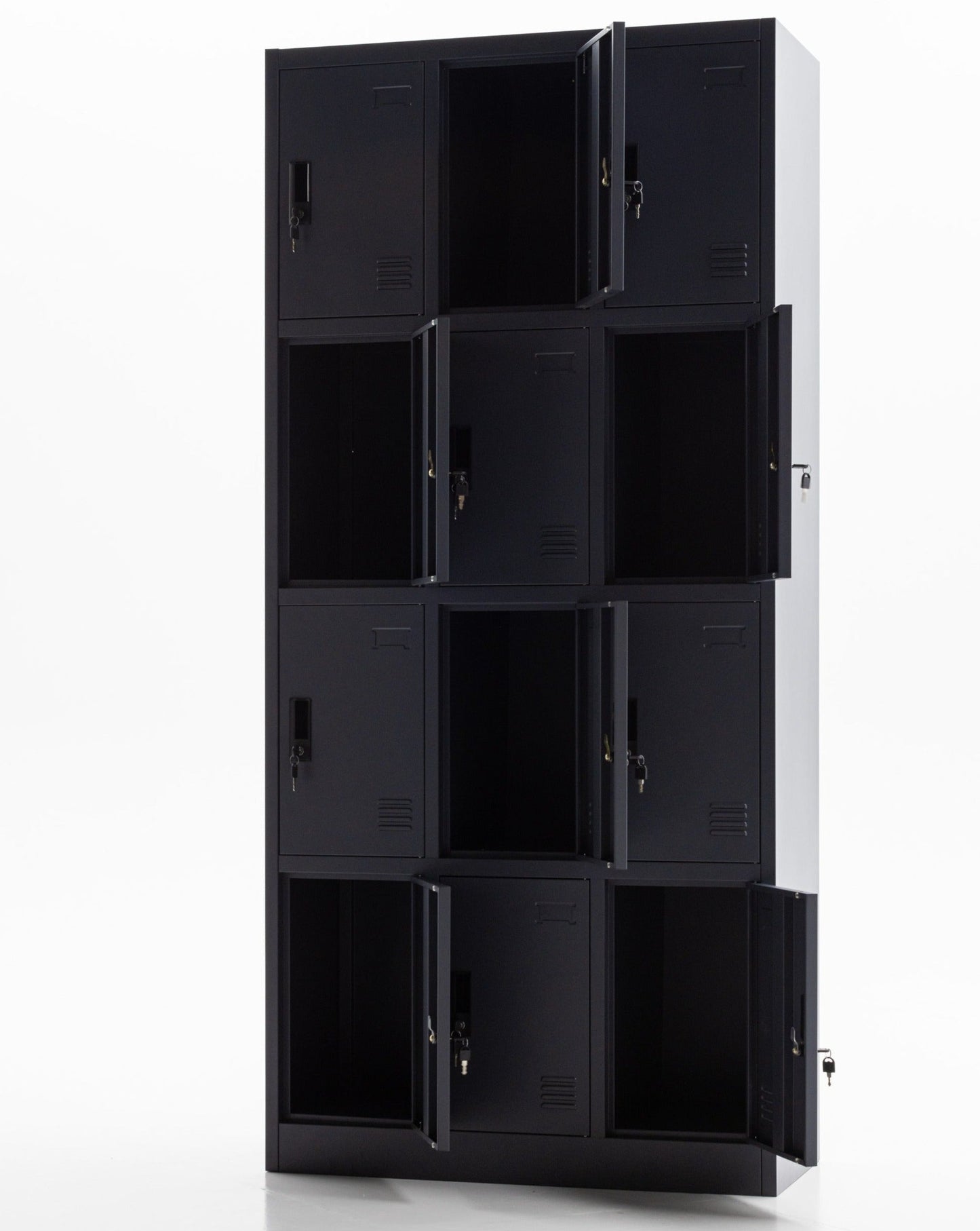 EWE-LockNLoad 12-Deurs Lockerkast 90x40x195cm Antracietgrijs