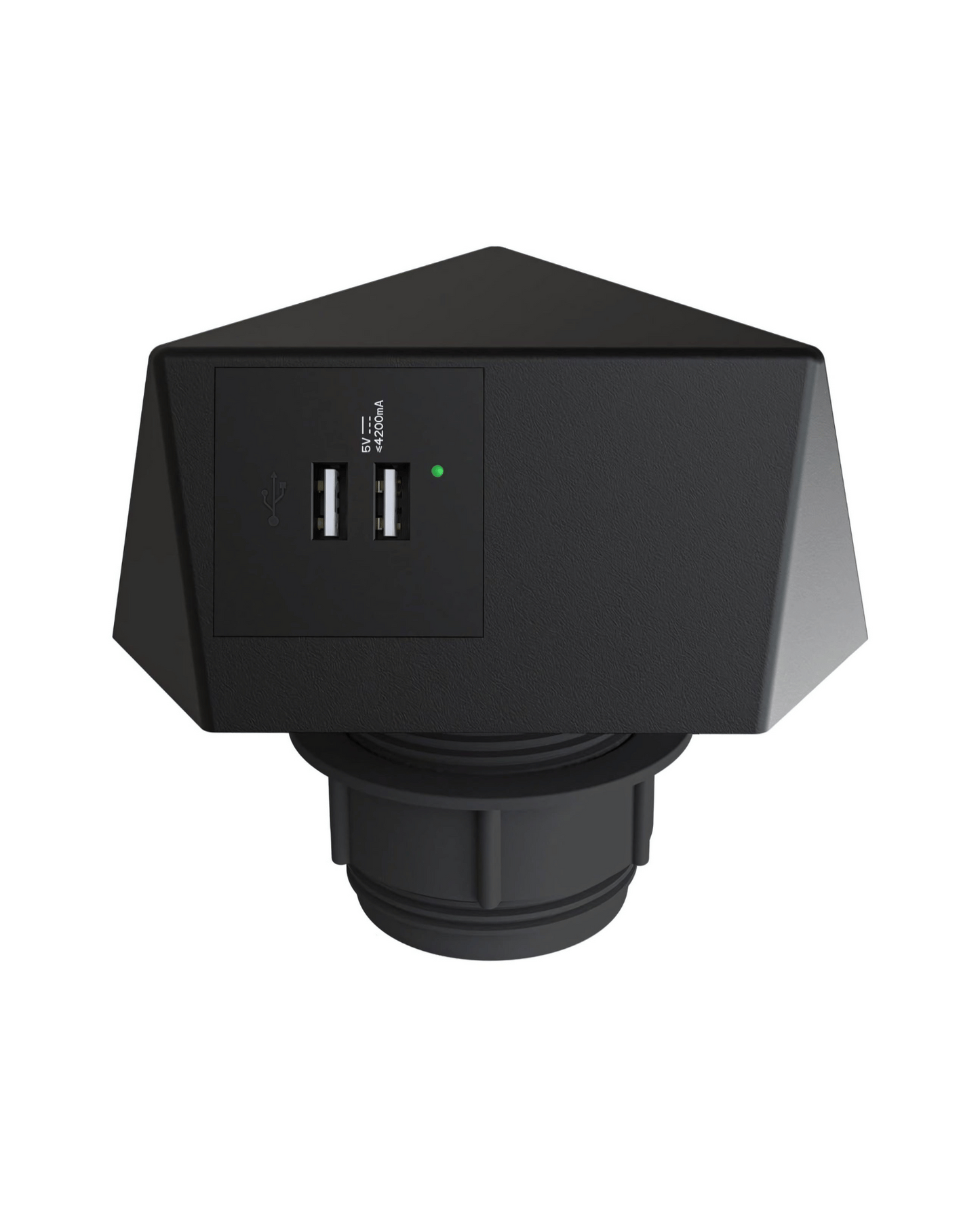 Stekkerdoos voor Bureau  met 2X Stopcontact + USB Type A incl. verlengsnoer