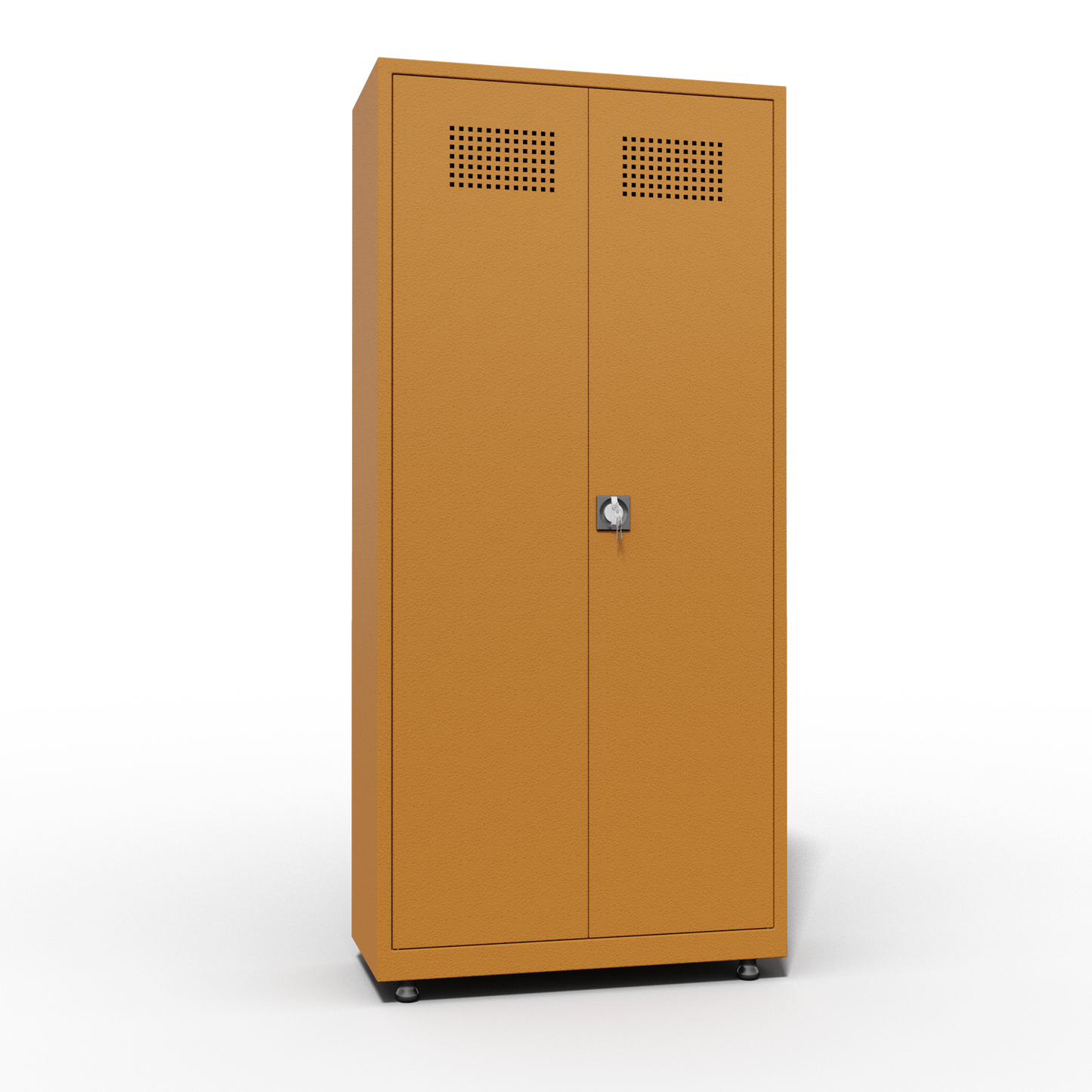 OPSLAGKAST VOOR CHEMISCHE STOFFEN MET 4 PLANKEN (920x430x1950mmH)