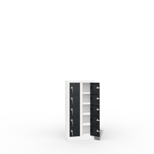 MOBIELE TELEFOON OPBERGKAST 5-LAAGS 10 DEUREN (420x200x920mmH)