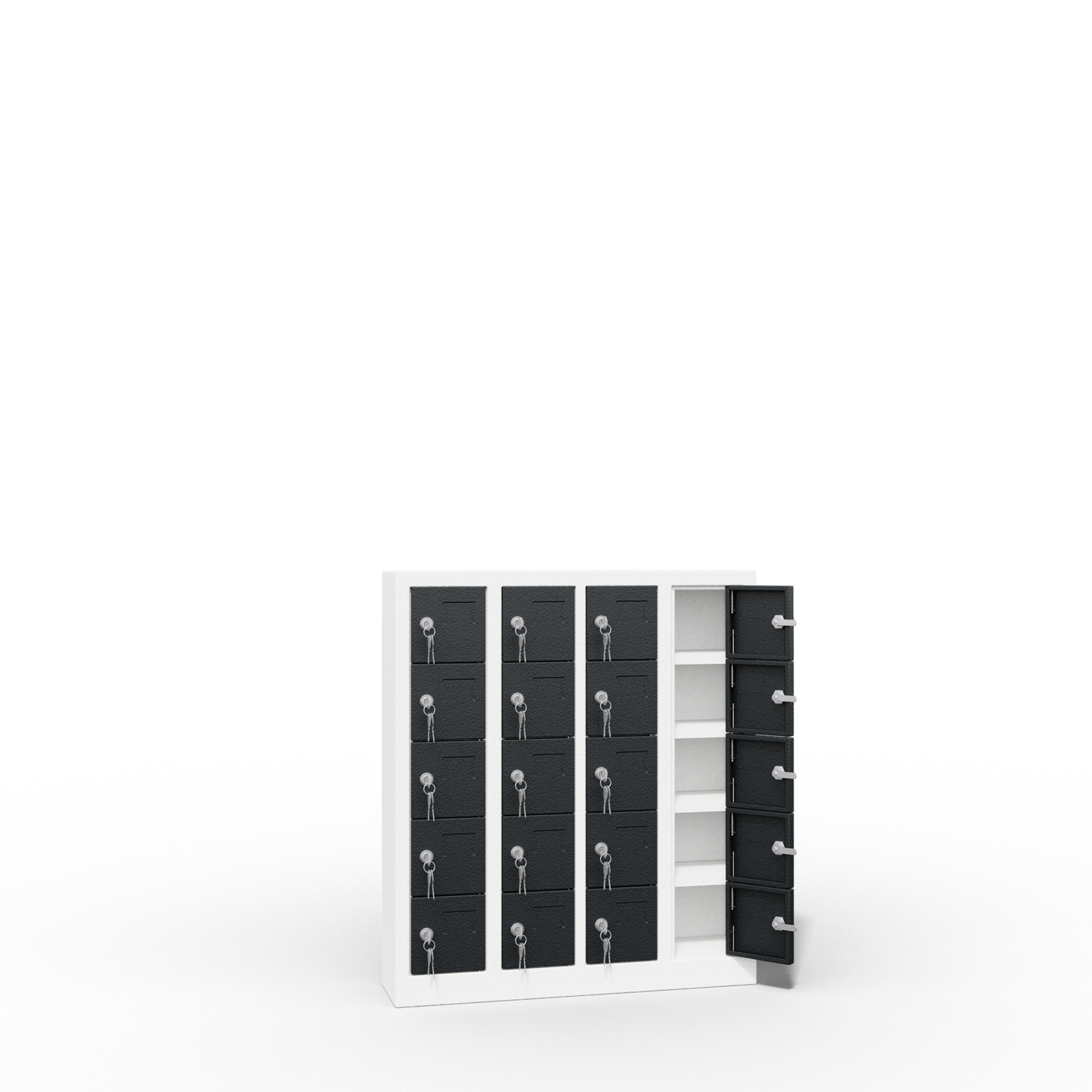 MOBIELE TELEFOON OPBERGKAST 5-LAAGS 20 DEUREN (810x200x920mmH)