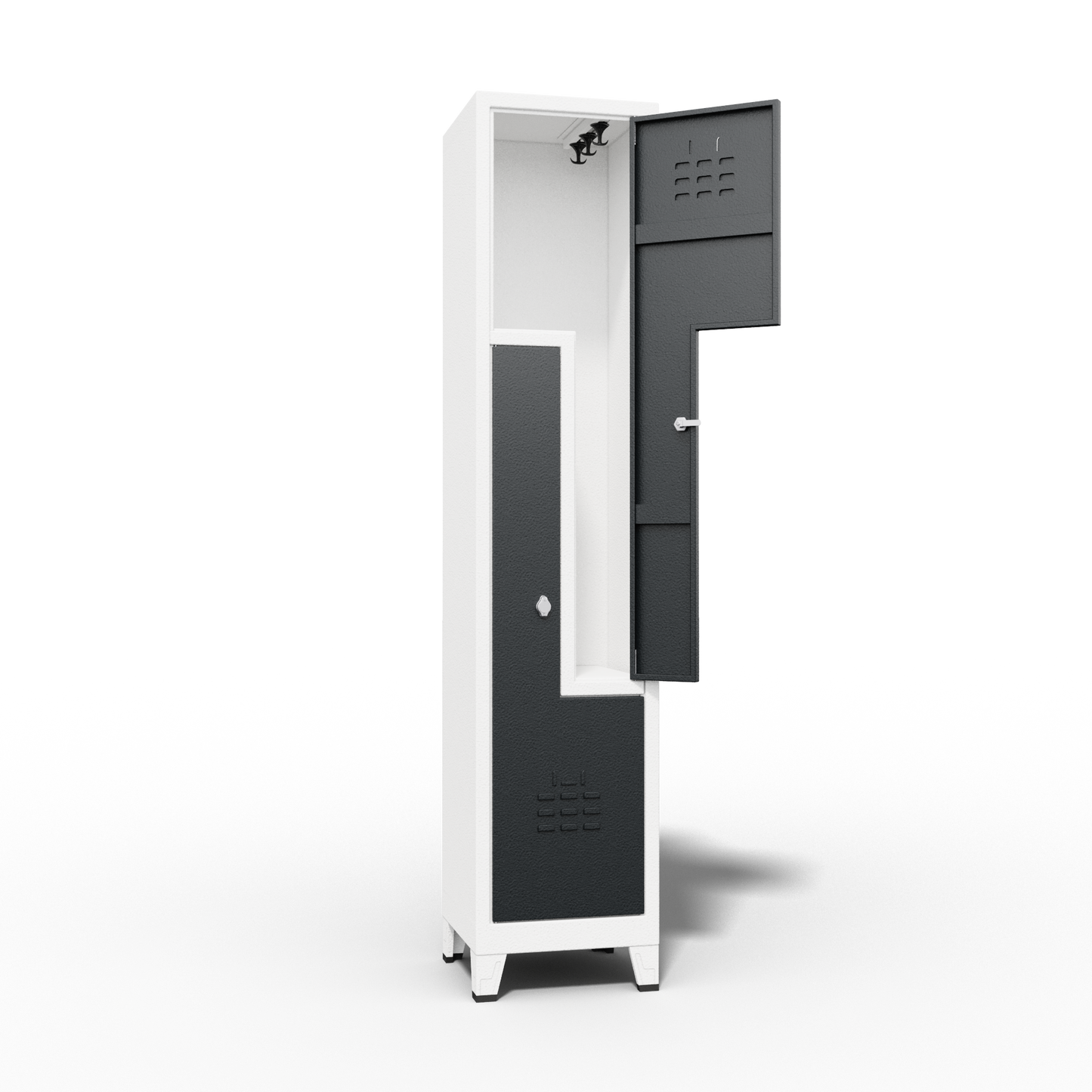 Z-DEUR KAST DUBBELE LAAG 2 DEUREN (410x400x1850mmH)