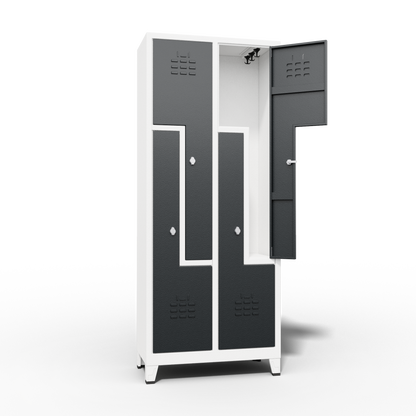 Z-DEUR KAST DUBBELE LAAG 4 DEUREN (790x400x1850mmH)